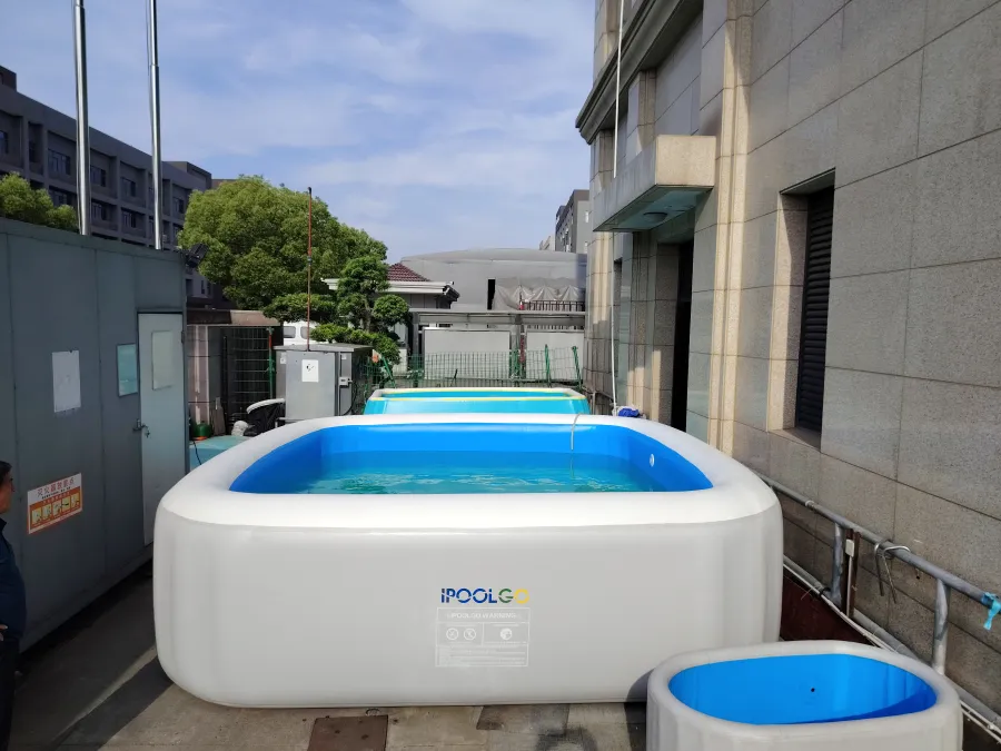 IPOOLGO POOL RECTANGULAR HOT SALE SIZE ELECTRIC AIR PUMP AND REPAIR KIT
